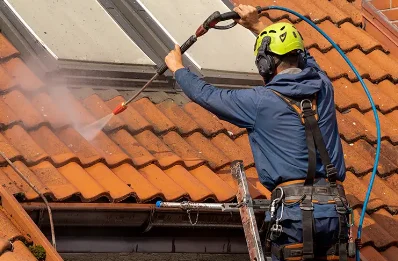 Démoussage et hydrofuge de toiture au Mesnil-au-Val